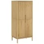 FLORO-Schrank aus massiver Kiefer in brauner Wachsoptik, 77x53x171 cm. von vidaXL, Kleiderschränke - Ref: Foro24-374005, Prei...