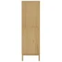 FLORO-Schrank aus massiver Kiefer in brauner Wachsoptik, 77x53x171 cm. von vidaXL, Kleiderschränke - Ref: Foro24-374005, Prei...