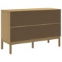 Cómoda cajonera FLORO madera maciza de pino marrón cera de vidaXL, Cajoneras - Ref: Foro24-374011, Precio: 204,08 €, Descuent...