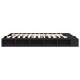 Black engineered wood bed frame 200x200 cm by vidaXL, Beds and slatted bases - Ref: Foro24-3280448, Price: 183,21 €, Discount: %