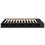 Estructura de cama madera de ingeniería negra 160x200 cm de vidaXL, Camas y somieres - Ref: Foro24-3280462, Precio: 201,25 €