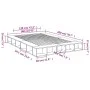 Black engineered wood bed frame 160x200 cm by vidaXL, Beds and slatted bases - Ref: Foro24-3280462, Price: 195,66 €, Discount: %
