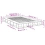Schwarzer Bettrahmen aus Holzwerkstoff, 160 x 200 cm von vidaXL, Betten und Lattenroste - Ref: Foro24-3280462, Preis: 198,08 ...