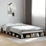 Schwarzer Bettrahmen aus Holzwerkstoff, 120 x 190 cm von vidaXL, Betten und Lattenroste - Ref: Foro24-3280504, Preis: 145,12 ...