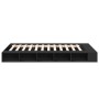 Black engineered wood bed frame 120x190 cm by vidaXL, Beds and slatted bases - Ref: Foro24-3280504, Price: 145,12 €, Discount: %
