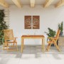 Juego de comedor de jardín 3 piezas madera maciza de acacia by vidaXL, Garden sets - Ref: Foro24-3295255, Price: 272,47 €, Di...