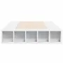 Estructura de cama madera de ingeniería blanca 100x200 cm de vidaXL, Camas y somieres - Ref: Foro24-3280510, Precio: 124,91 €...