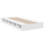 Weißer Bettrahmen aus Holzwerkstoff, 100 x 200 cm von vidaXL, Betten und Lattenroste - Ref: Foro24-3280510, Preis: 126,45 €, ...