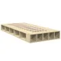 Sonoma oak engineered wood bed frame 90x200 cm by vidaXL, Beds and slatted bases - Ref: Foro24-3280519, Price: 117,62 €, Disc...