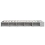 Concrete gray engineered wood bed frame 90x190 cm by vidaXL, Beds and slatted bases - Ref: Foro24-3280527, Price: 115,00 €, D...
