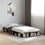 Schwarzer Bettrahmen aus Holzwerkstoff, 90 x 190 cm von vidaXL, Betten und Lattenroste - Ref: Foro24-3280525, Preis: 121,23 €...