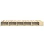 Sonoma oak engineered wood bed frame 75x190 cm by vidaXL, Beds and slatted bases - Ref: Foro24-3280533, Price: 111,60 €, Disc...