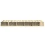 Sonoma oak engineered wood bed frame 75x190 cm by vidaXL, Beds and slatted bases - Ref: Foro24-3280533, Price: 110,27 €, Disc...