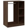 Armario de madera de ingeniería marrón roble 77x48x102 cm de vidaXL, Organizadores de vestidores y perchas de barra - Ref: Fo...
