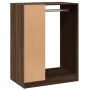 Ingenieurholzschrank in Eichenbraun 77x48x102 cm von vidaXL, Kommoden-Organizer und Bar-Kleiderbügel - Ref: Foro24-840813, Pr...
