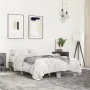 Sonoma gray metal engineered wood bed frame 120x200 cm by vidaXL, Beds and slatted bases - Ref: Foro24-845865, Price: 105,71 ...