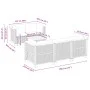 Gartenmöbel-Set, 6-teilig, mit grauen Polstern aus synthetischem Rattan. von vidaXL, Gartensets - Ref: Foro24-3261732, Preis:...