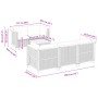 Gartenmöbel-Set, 6-teilig, mit grauen Polstern aus synthetischem Rattan. von vidaXL, Gartensets - Ref: Foro24-3261732, Preis:...
