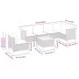 Set de sofás de jardín 7 pzas con cojines ratán sintético gris by vidaXL, Garden sets - Ref: Foro24-3261876, Price: 498,75 €,...