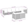Set de sofás de jardín 8 pzas y cojines ratán sintético gris by vidaXL, Garden sets - Ref: Foro24-3261888, Price: 569,91 €, D...
