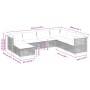 Set de sofás de jardín 7 pzas con cojines ratán sintético negro by vidaXL, Garden sets - Ref: Foro24-3261938, Price: 520,86 €...