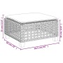 Set de sofás de jardín 7 pzas con cojines ratán sintético negro by vidaXL, Garden sets - Ref: Foro24-3261938, Price: 520,86 €...