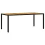 Set de comedor jardín 9 pzas con cojines ratán PE acacia negro by vidaXL, Garden sets - Ref: Foro24-3278674, Price: 693,55 €,...