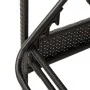 Tumbona con cojín ratán sintético negro 63x200x81 cm by vidaXL, Loungers - Ref: Foro24-368299, Price: 151,26 €, Discount: %
