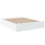 Estructura de cama madera de ingeniería blanca 150x200 cm de vidaXL, Camas y somieres - Ref: Foro24-3281007, Precio: 128,97 €...