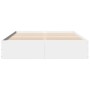 Weißer Bettrahmen aus Holzwerkstoff, 150 x 200 cm von vidaXL, Betten und Lattenroste - Ref: Foro24-3281007, Preis: 130,55 €, ...