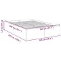 Sonoma gray engineered wood bed frame 160x200 cm by vidaXL, Beds and slatted bases - Ref: Foro24-3281005, Price: 130,75 €, Di...