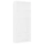 Estantería de 5 niveles madera contrachapada blanca 80x30x189cm de vidaXL, Librerías y estanterías - Ref: Foro24-801026, Prec...