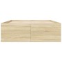 Estructura de cama madera de ingeniería roble Sonoma 140x200 cm de vidaXL, Camas y somieres - Ref: Foro24-3280925, Precio: 14...