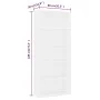 5-level white plywood bookshelf 80x30x189cm by vidaXL, Bookcases and shelves - Ref: Foro24-801026, Price: 96,78 €, Discount: %