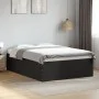 Black engineered wood bed frame 140x190 cm by vidaXL, Beds and slatted bases - Ref: Foro24-3280938, Price: 143,75 €, Discount: %