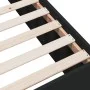Black engineered wood bed frame 140x190 cm by vidaXL, Beds and slatted bases - Ref: Foro24-3280938, Price: 143,75 €, Discount: %