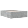 Estructura de cama madera de ingeniería gris hormigón 120x200cm de vidaXL, Camas y somieres - Ref: Foro24-3280933, Precio: 13...
