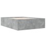 Estructura de cama madera de ingeniería gris hormigón 120x200cm de vidaXL, Camas y somieres - Ref: Foro24-3280933, Precio: 13...