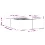 Concrete gray engineered wood bed frame 120x200cm by vidaXL, Beds and slatted bases - Ref: Foro24-3280933, Price: 137,49 €, D...