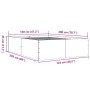 Estructura de cama madera de ingeniería gris hormigón 120x200cm de vidaXL, Camas y somieres - Ref: Foro24-3280933, Precio: 13...