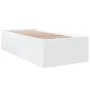 White engineered wood bed frame 90x200 cm by vidaXL, Beds and slatted bases - Ref: Foro24-3280965, Price: 110,18 €, Discount: %