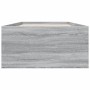 Sonoma gray engineered wood bed frame 75x190 cm by vidaXL, Beds and slatted bases - Ref: Foro24-3280984, Price: 105,09 €, Dis...