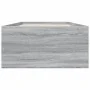 Sonoma gray engineered wood bed frame 75x190 cm by vidaXL, Beds and slatted bases - Ref: Foro24-3280984, Price: 103,84 €, Dis...
