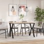 Patas de mesa de comedor estructura Y acero 120x60x73 cm de vidaXL, Patas para mesas - Ref: Foro24-357934, Precio: 79,62 €, D...