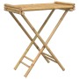 Mesa bandeja plegable bambú 70,5x42,5x80 cm by vidaXL, Folding tables - Ref: Foro24-366454, Price: 57,75 €, Discount: %