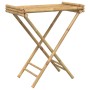 Mesa bandeja plegable bambú 70,5x42,5x80 cm by vidaXL, Folding tables - Ref: Foro24-366454, Price: 57,75 €, Discount: %