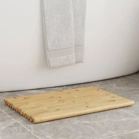 Alfombrillas de baño 2 unidades bambú 50x35 cm by vidaXL, Rugs and bath mats - Ref: Foro24-366456, Price: 36,57 €, Discount: %