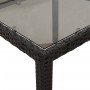 Set comedor jardín 7 pzas cojines ratán sintético vidrio negro by vidaXL, Garden sets - Ref: Foro24-3278547, Price: 522,61 €,...