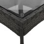 Set comedor jardín 3 pzas cojines ratán sintético vidrio negro by vidaXL, Garden sets - Ref: Foro24-3278601, Price: 186,90 €,...