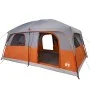 Tienda de campaña familiar 10 personas impermeable gris naranja de vidaXL, Tiendas de campaña - Ref: Foro24-94535, Precio: 26...
